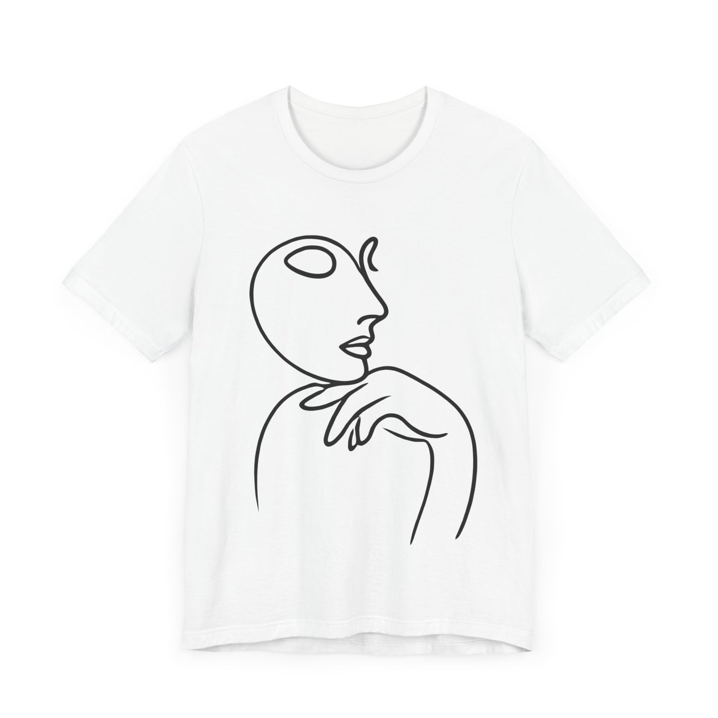 Contemplative
Face: Minimalist Line Art