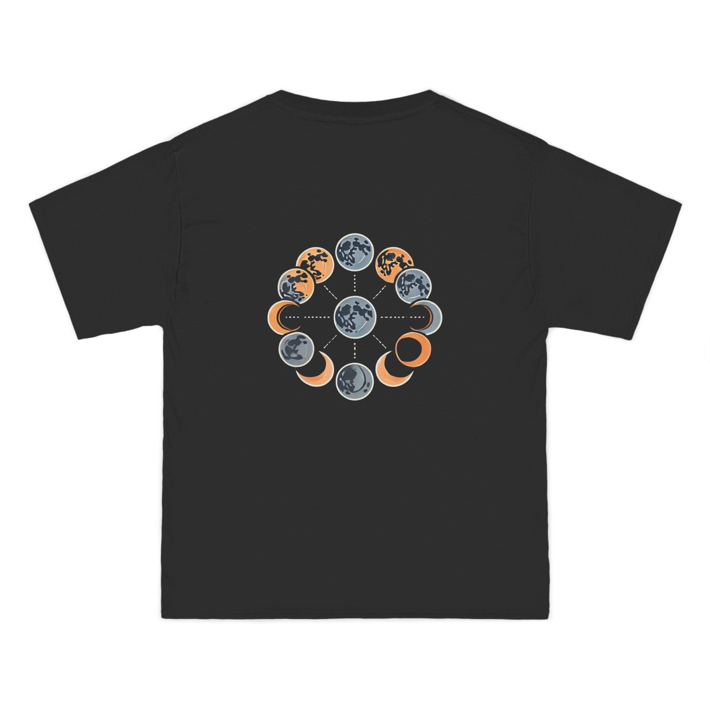 Lunar
Phases: Minimalist Geometric