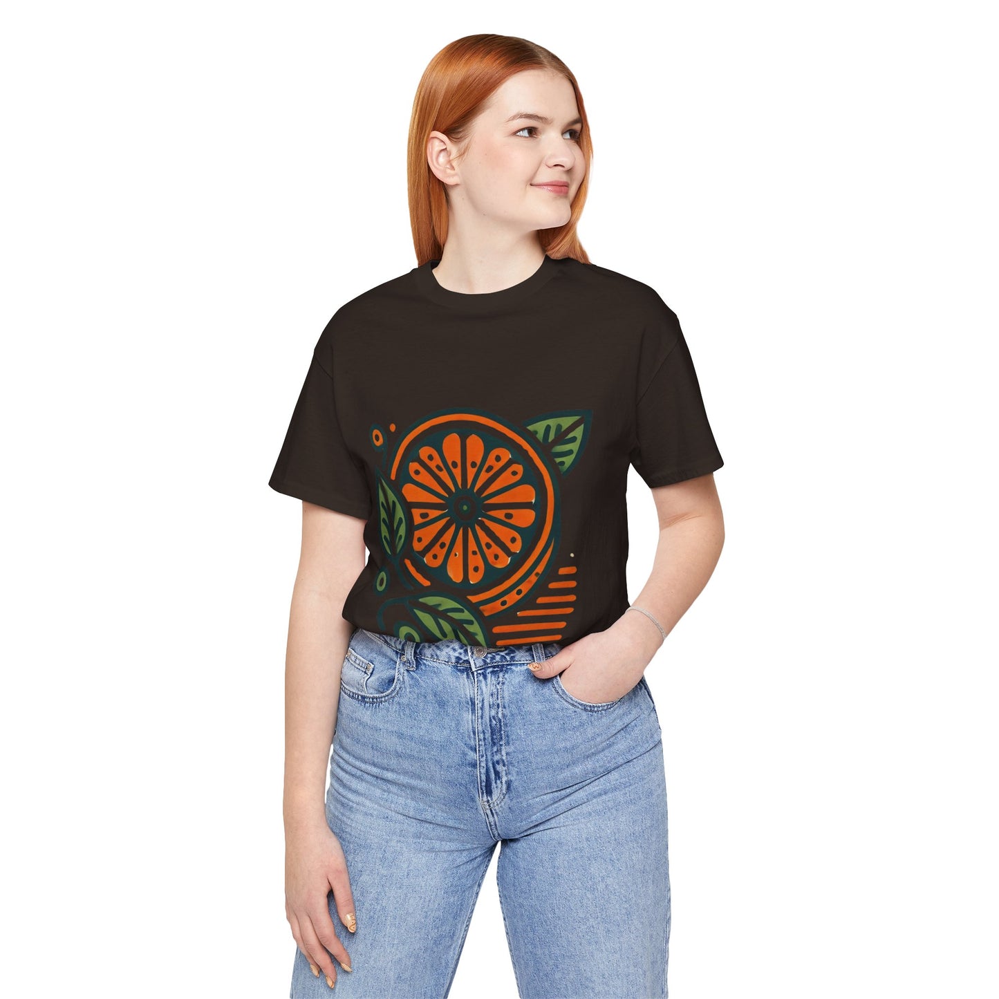 Citrus Slice: Floral Orange Vibe