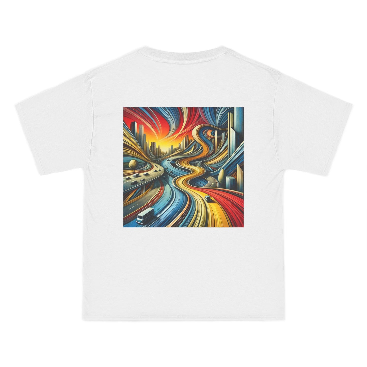 Distorted
Landscape: Futurist Expressionism