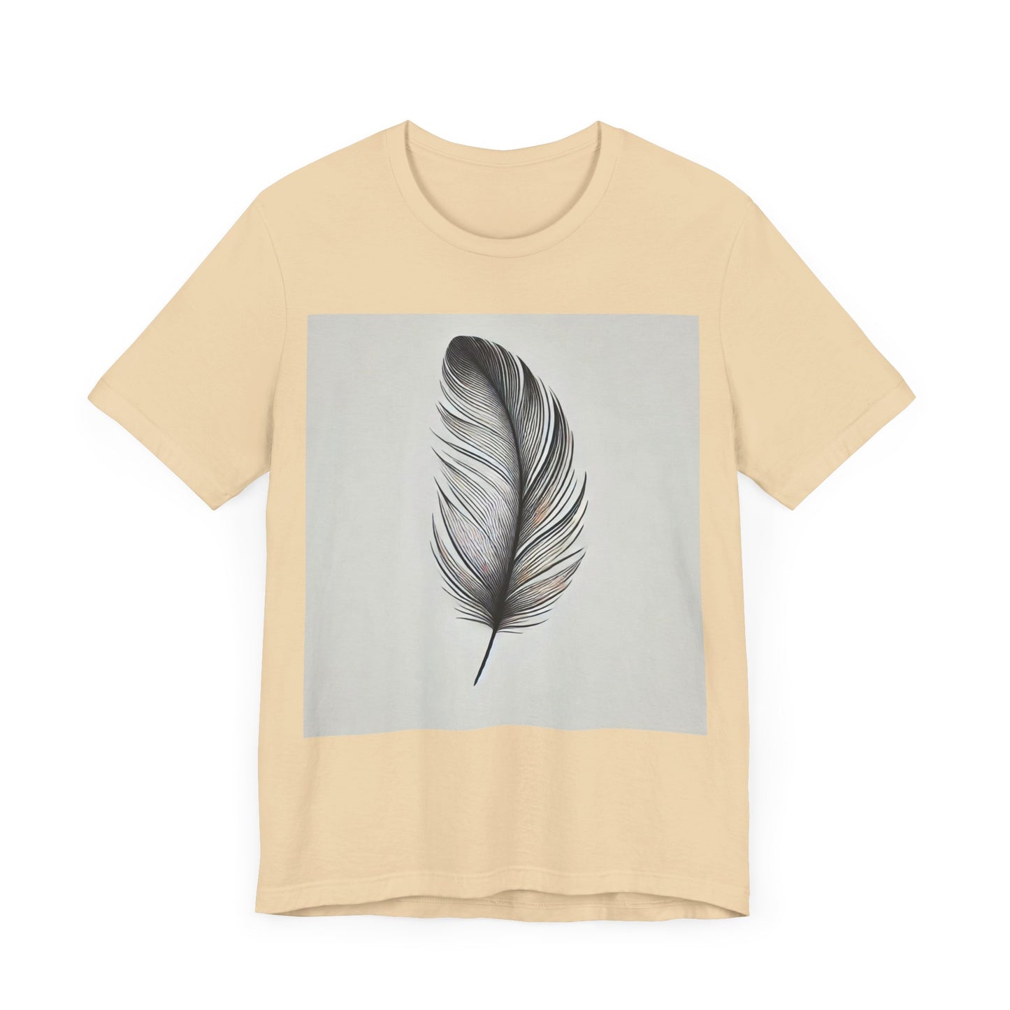 Solitary
Feather: Minimalist Line Art