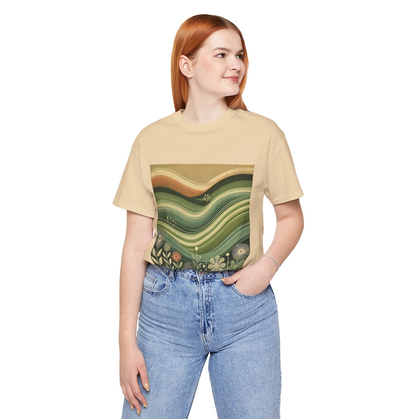 Rolling Hills: Floral Sepia