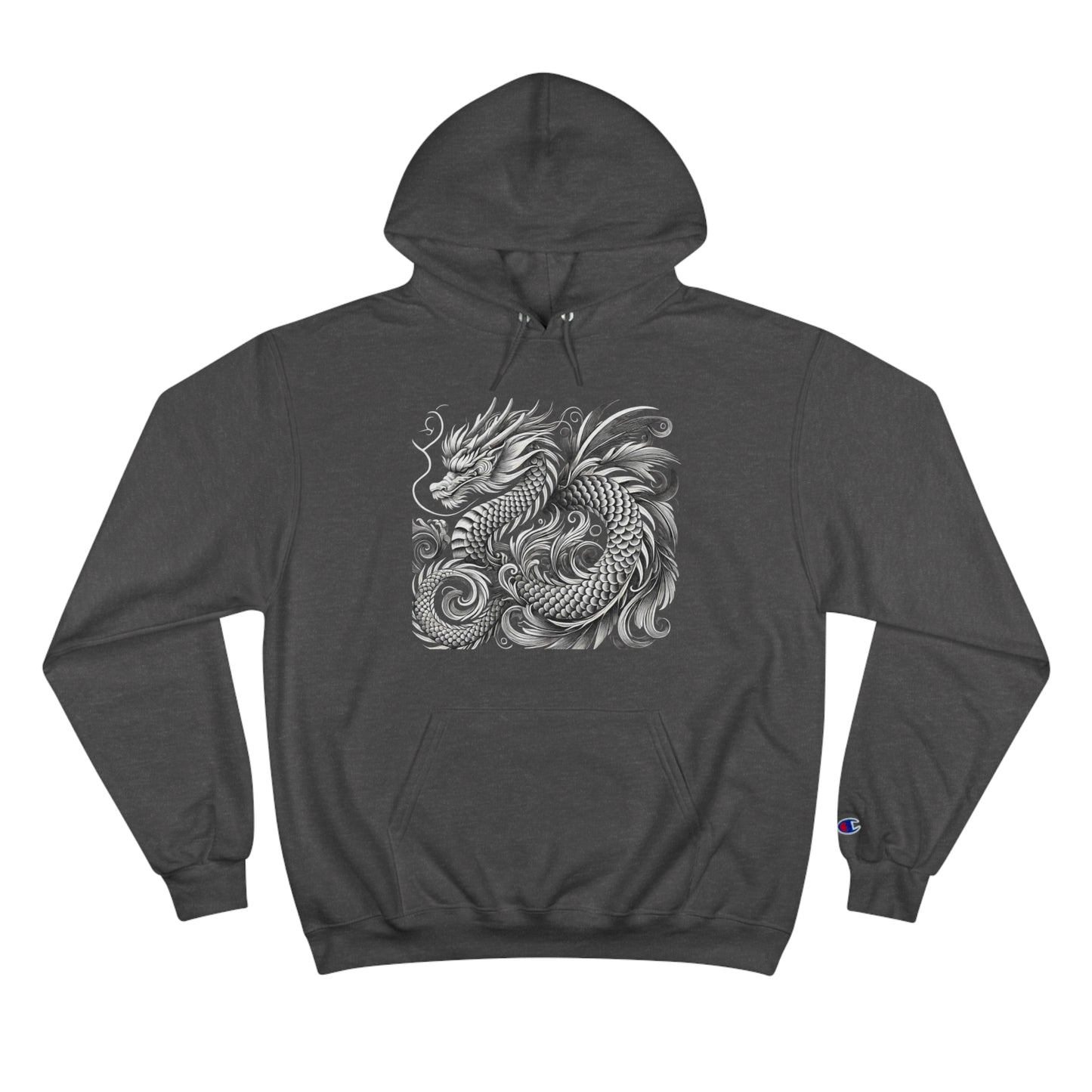 Stylized
Dragon: Monochromatic Deco