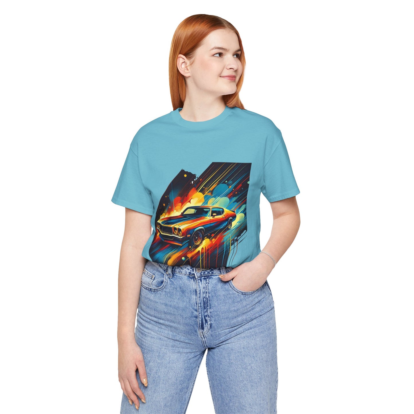1970s Car: Abstract Splash