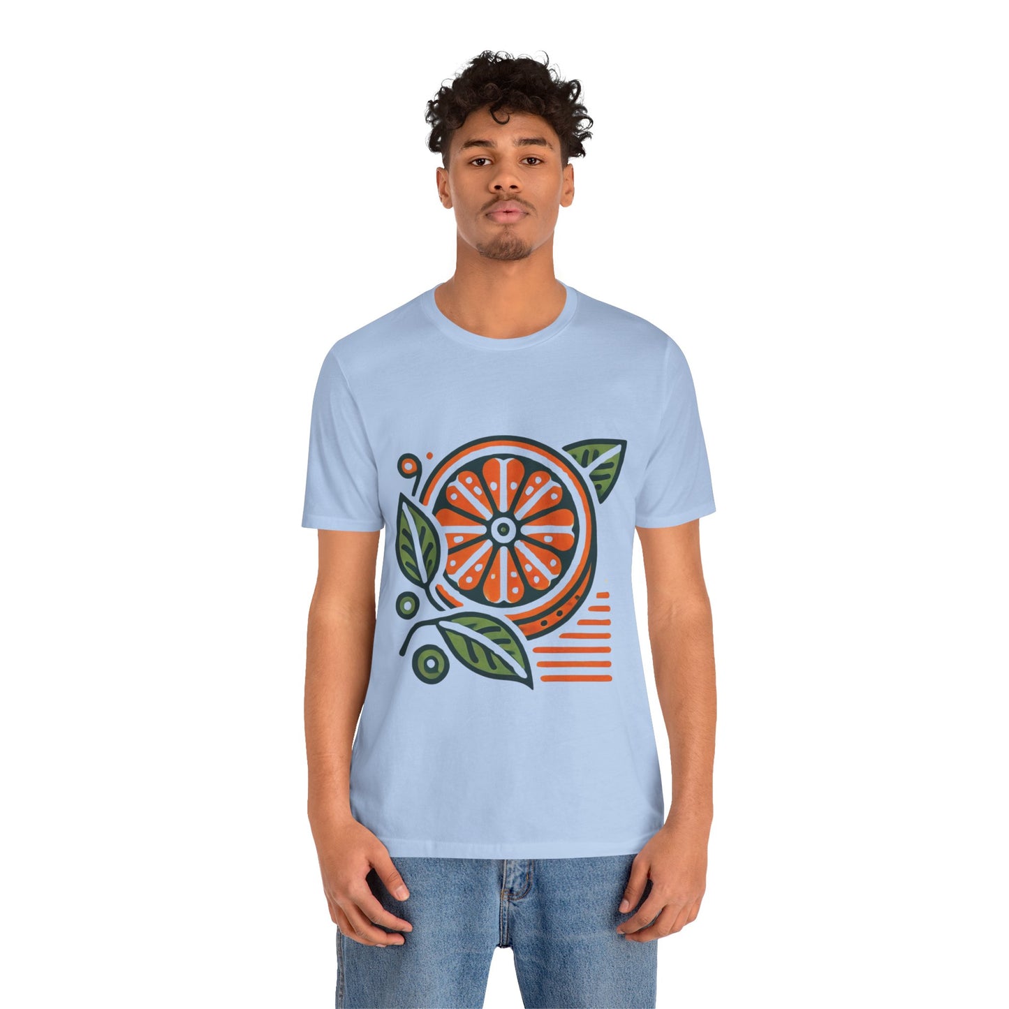 Citrus Slice: Floral Orange Vibe