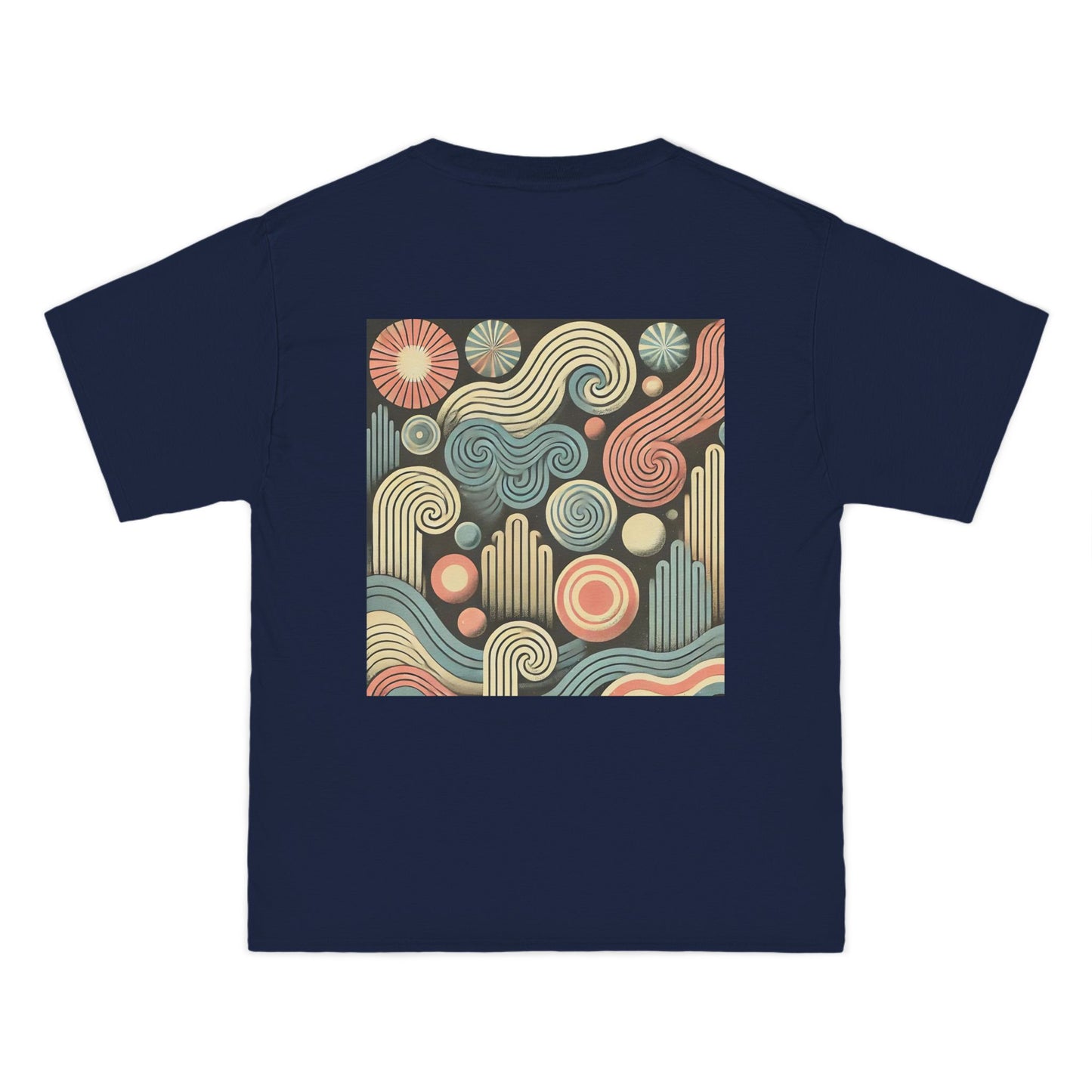Abstract
Waves and Spirals: Groovy Retro