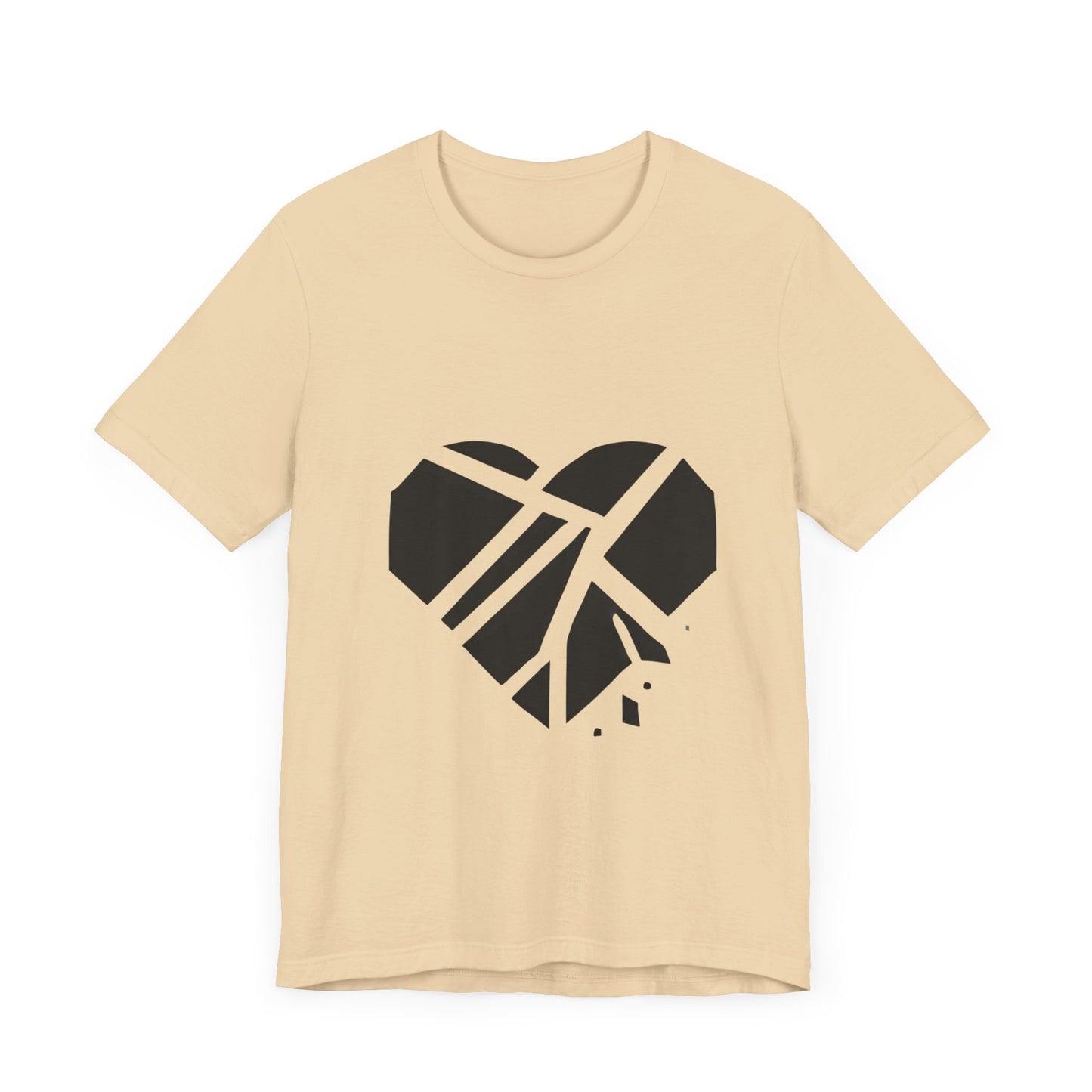 Shattered
Heart: Minimalist Line Art