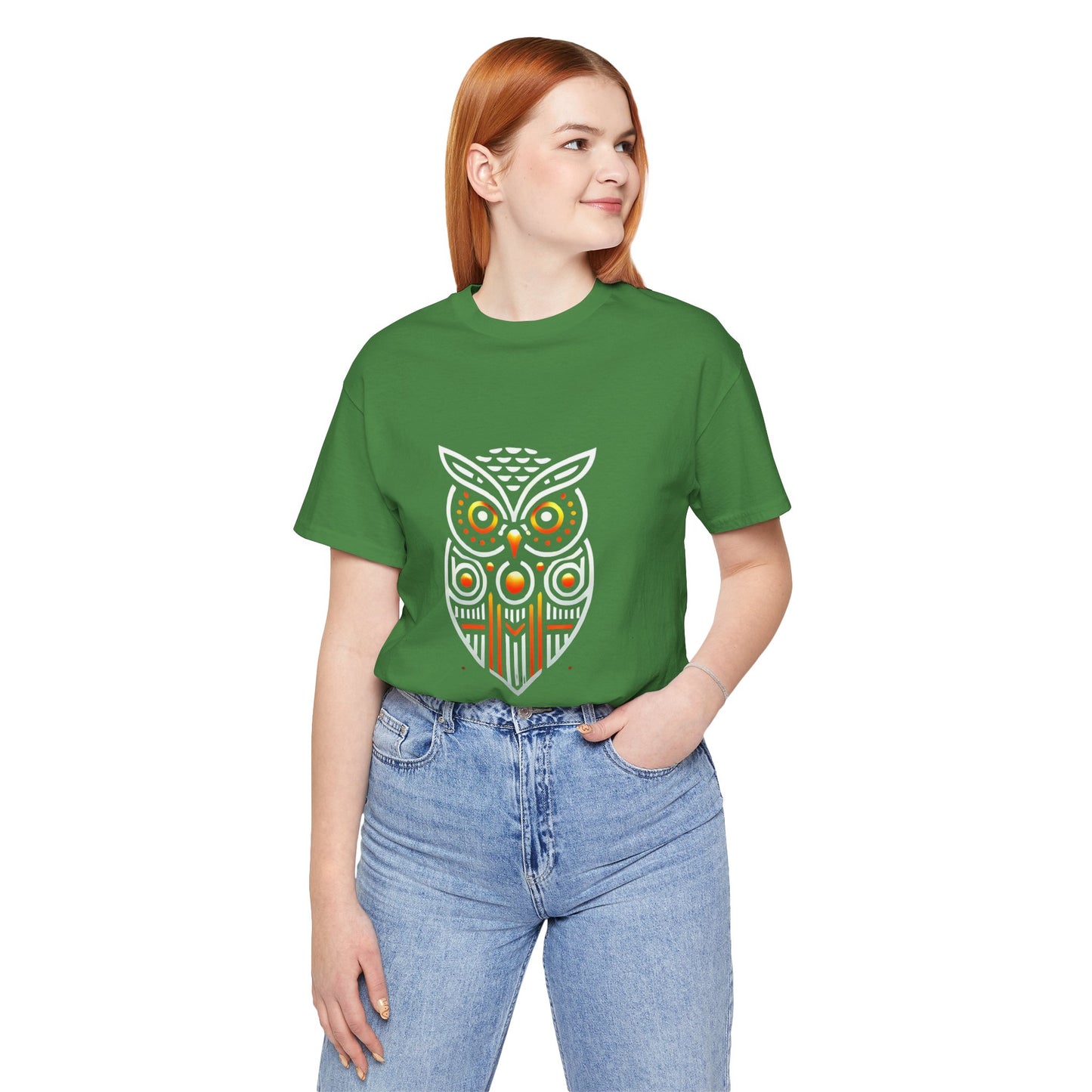 Mystic Owl: Minimalist Geometric