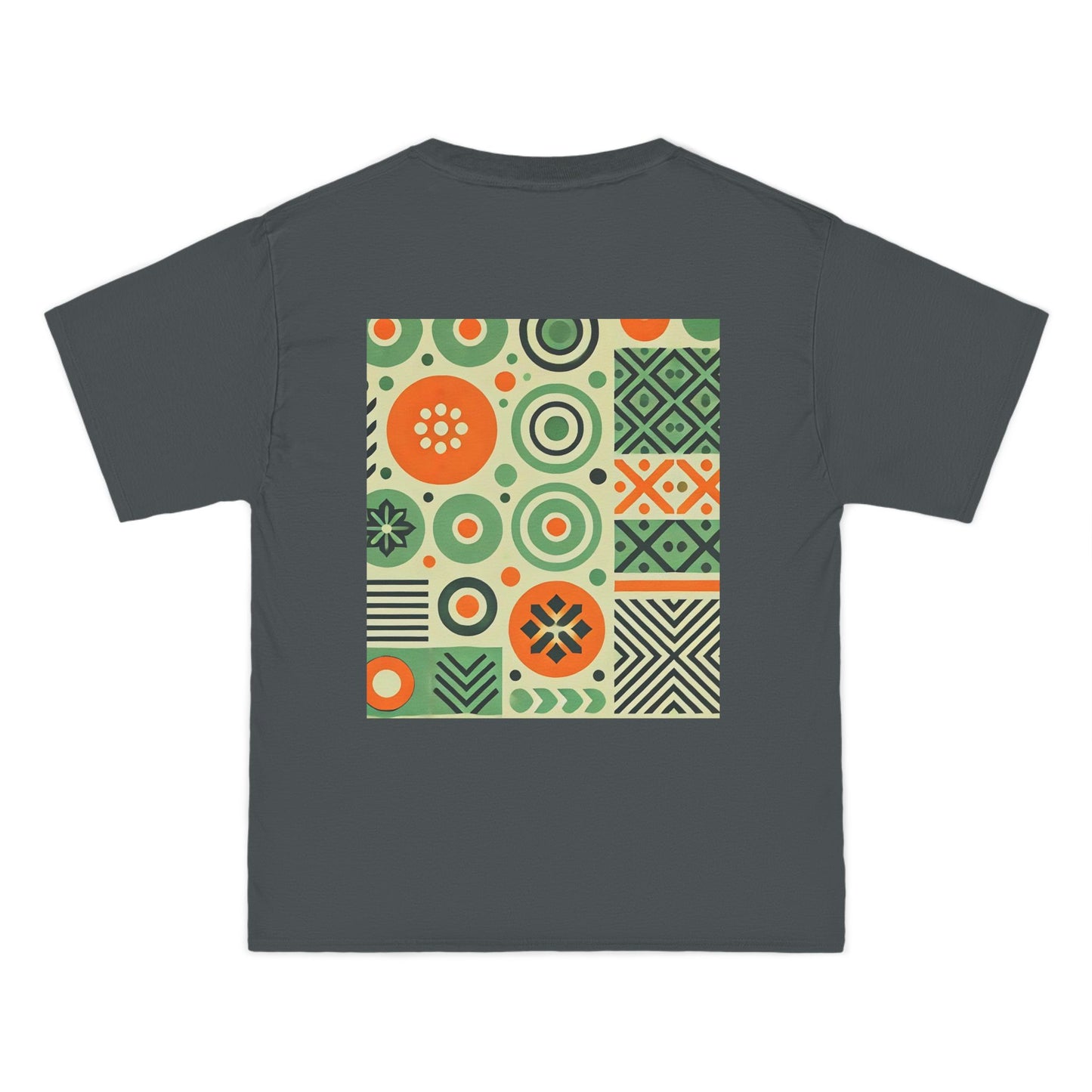 Geometric
Shapes: Floral Orange Vibe
