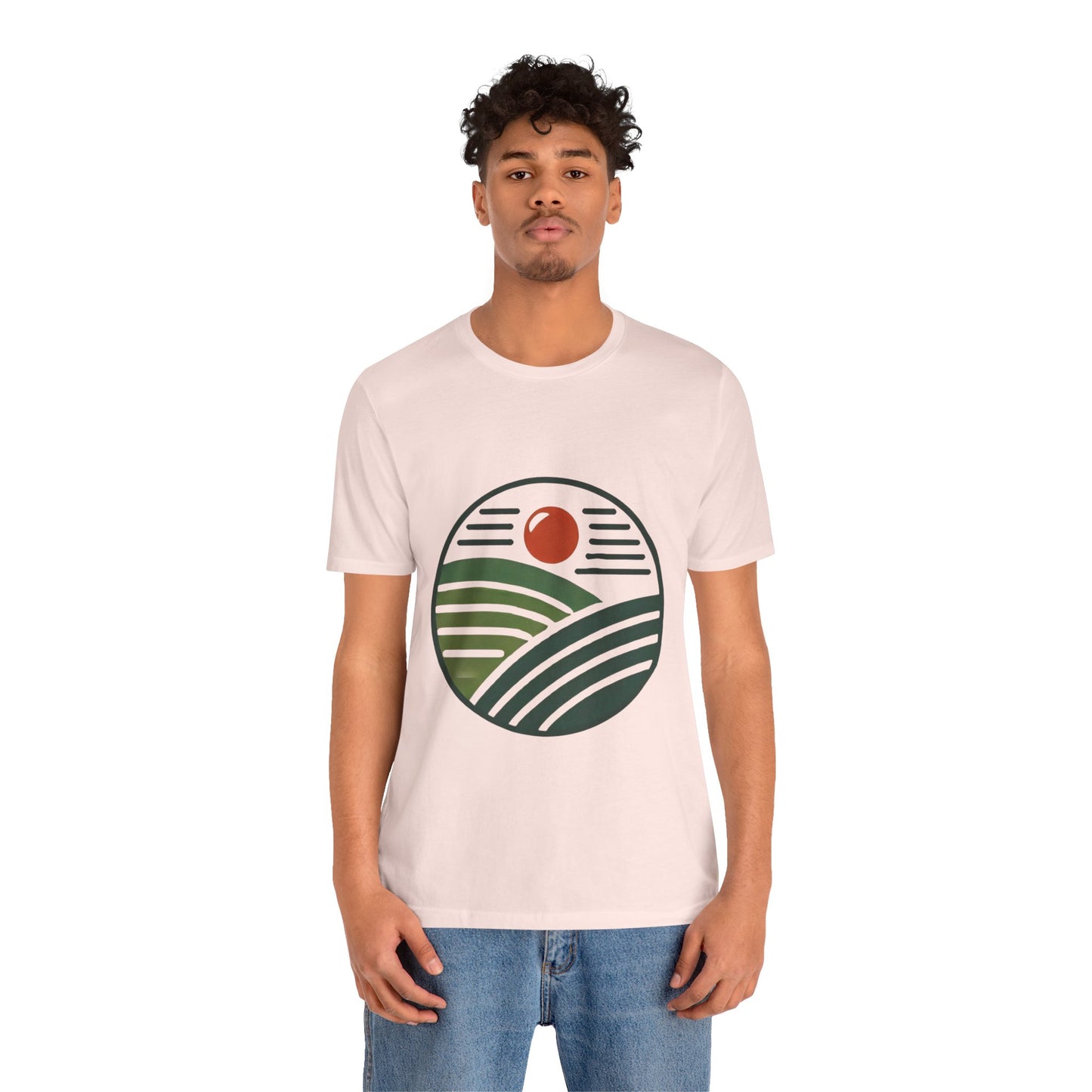 Abstract Landscape: Floral Orange Vibe