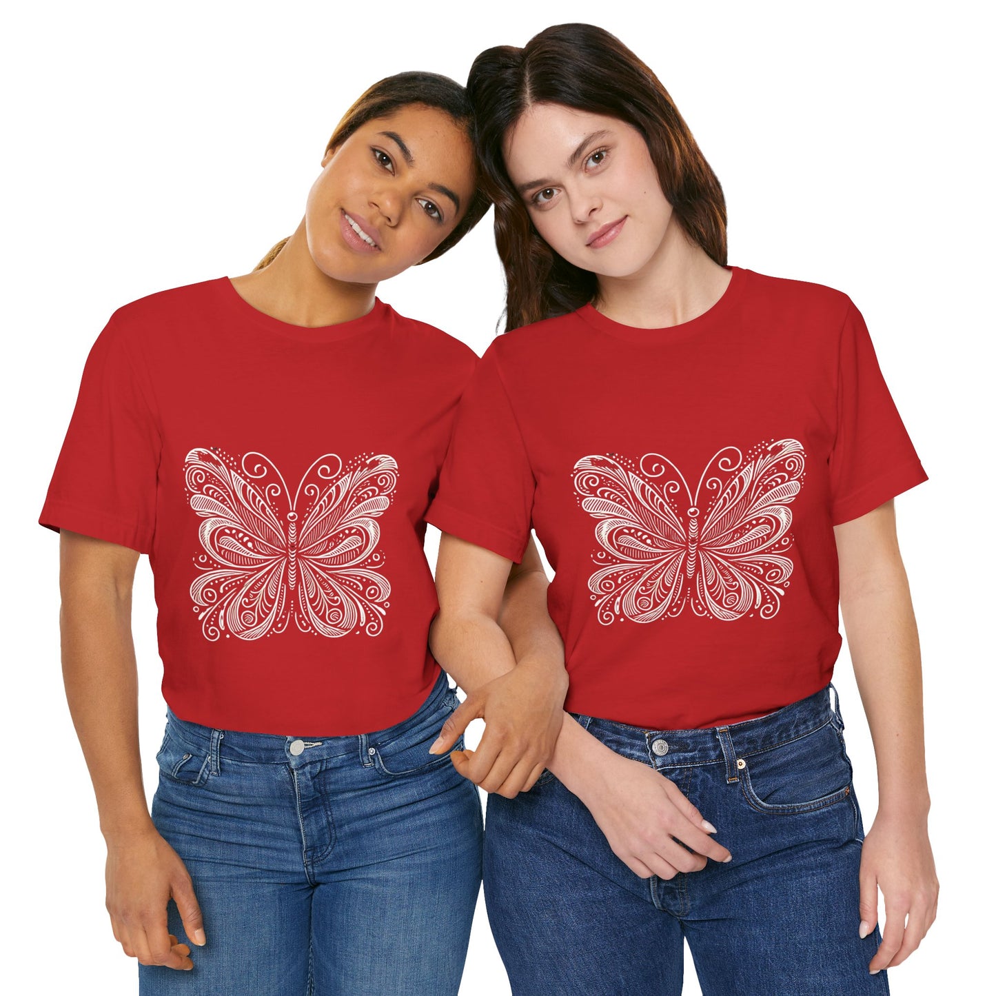 Stylized Butterfly: Monochromatic Deco