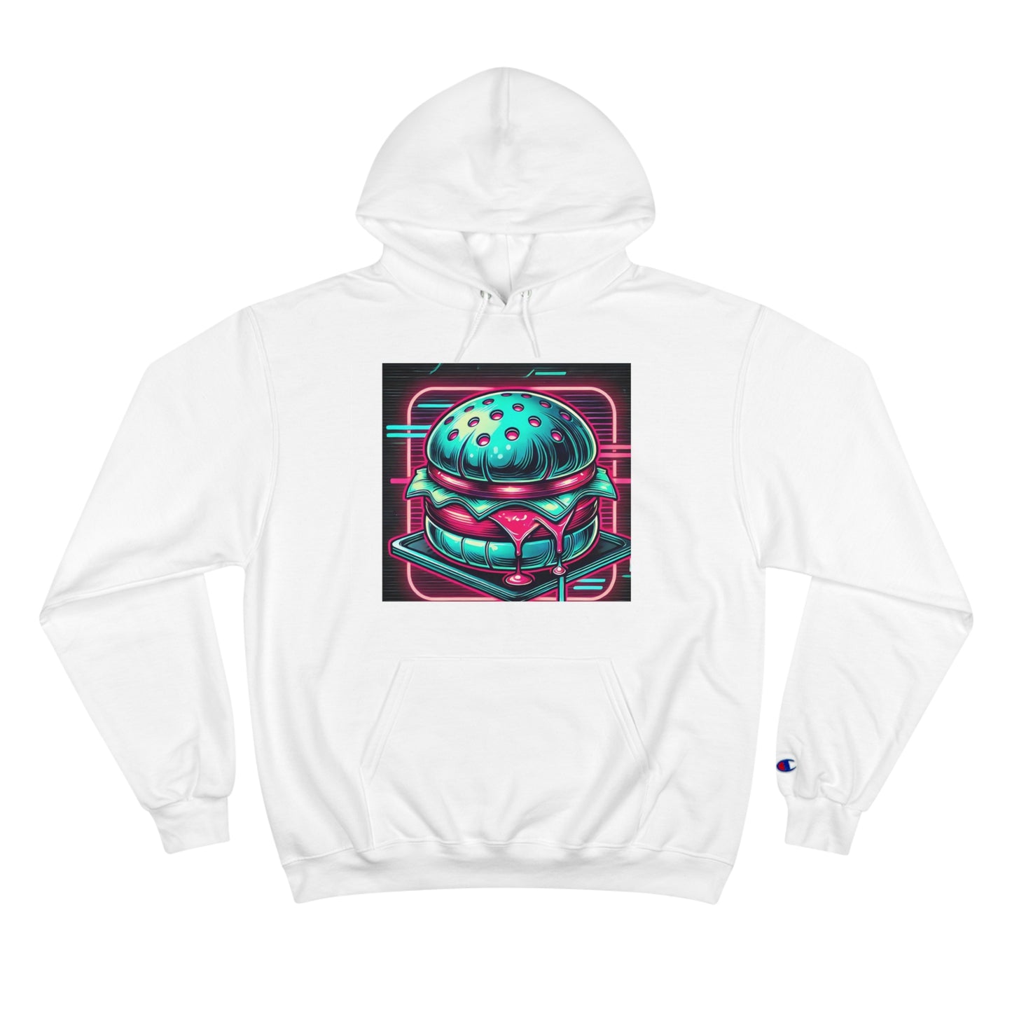 Neon-Lit
Burger: Cyberpunk Retro-futuristic