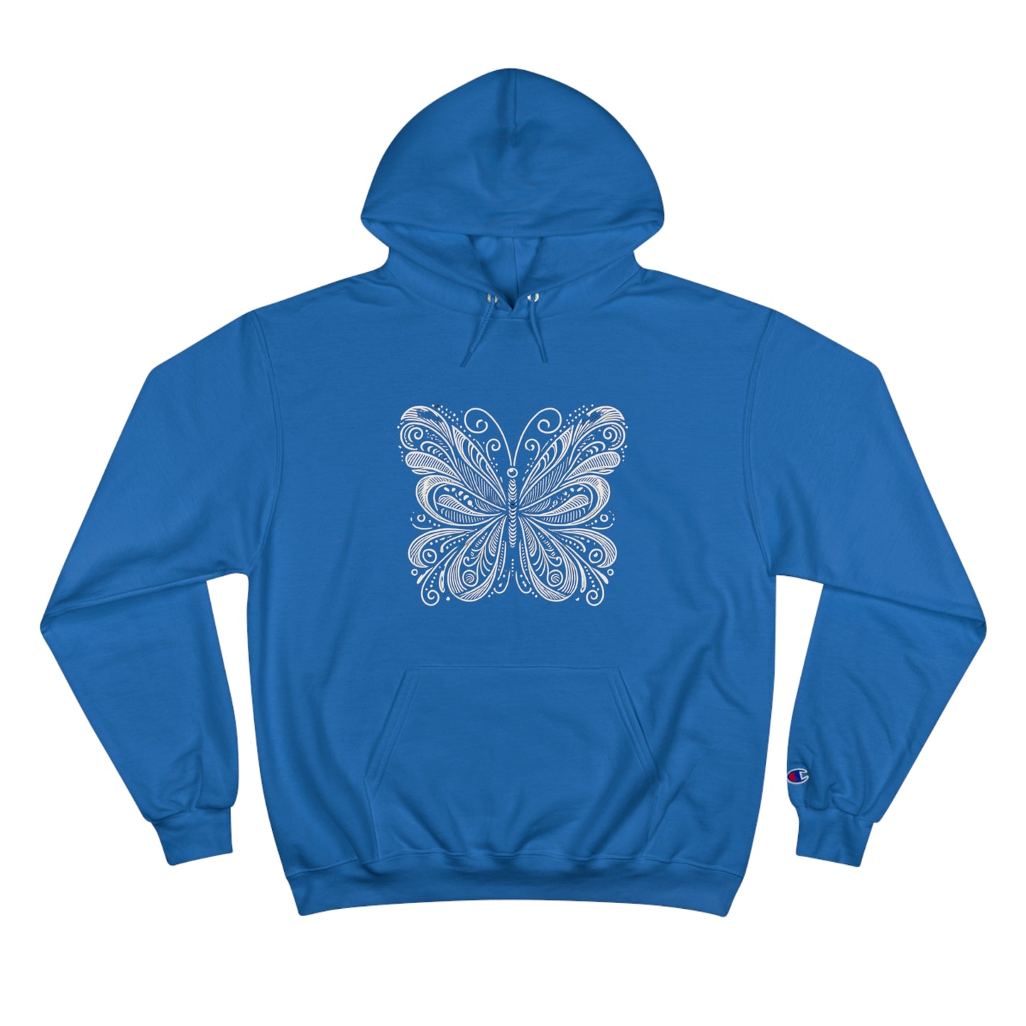 Stylized
Butterfly: Monochromatic Deco
