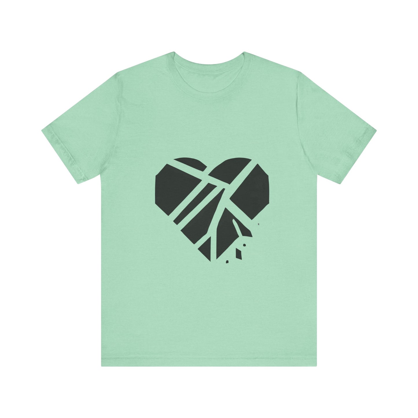 Shattered
Heart: Minimalist Line Art