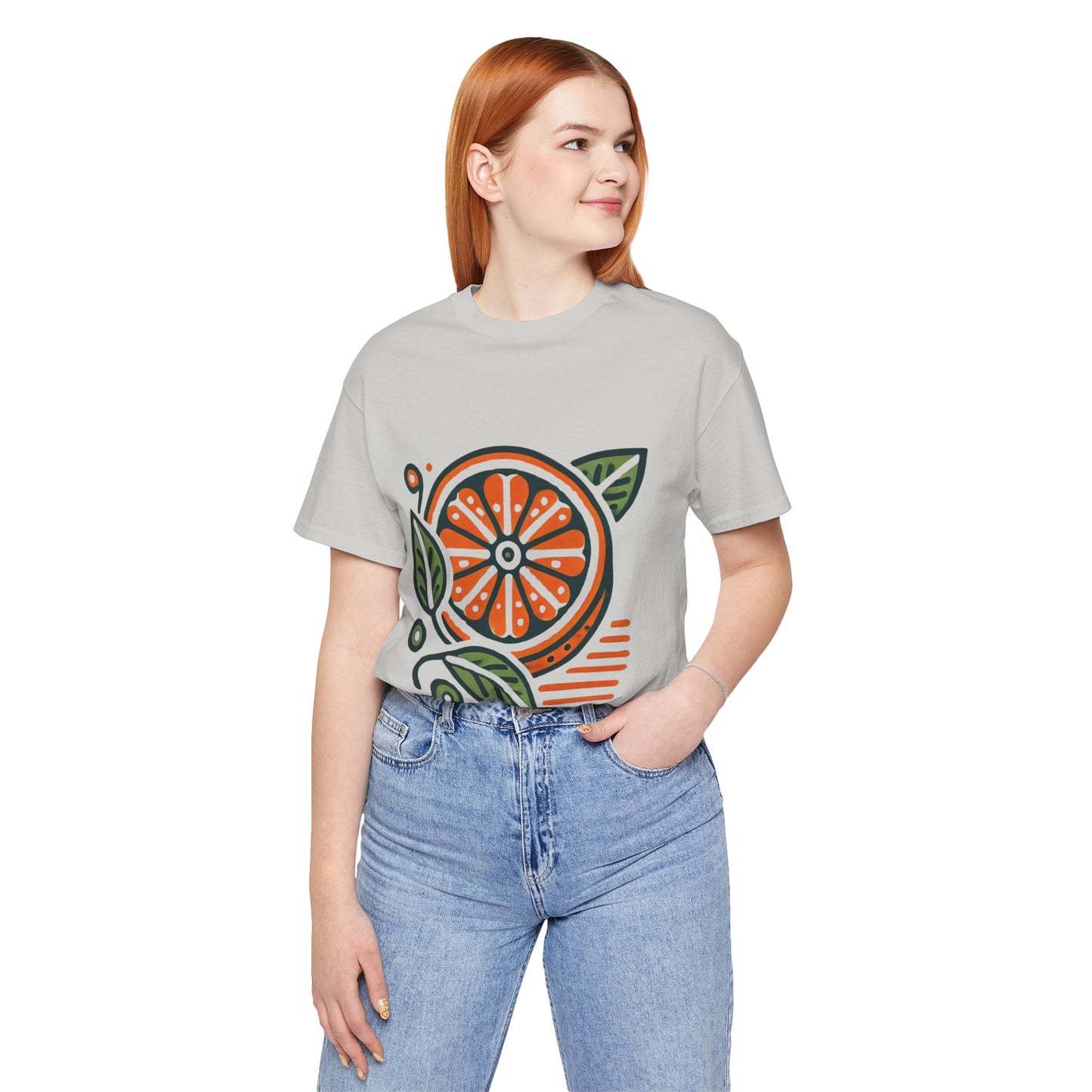 Citrus Slice: Floral Orange Vibe