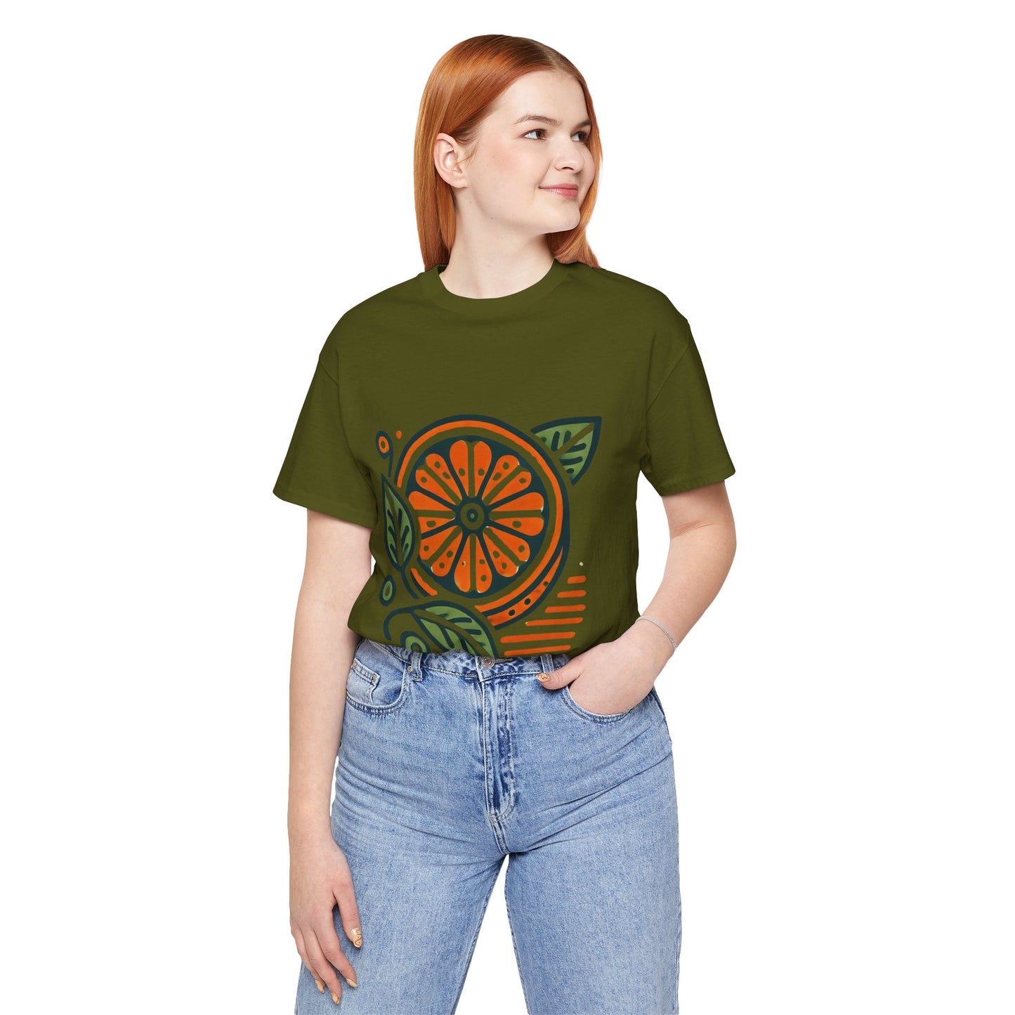 Citrus Slice: Floral Orange Vibe