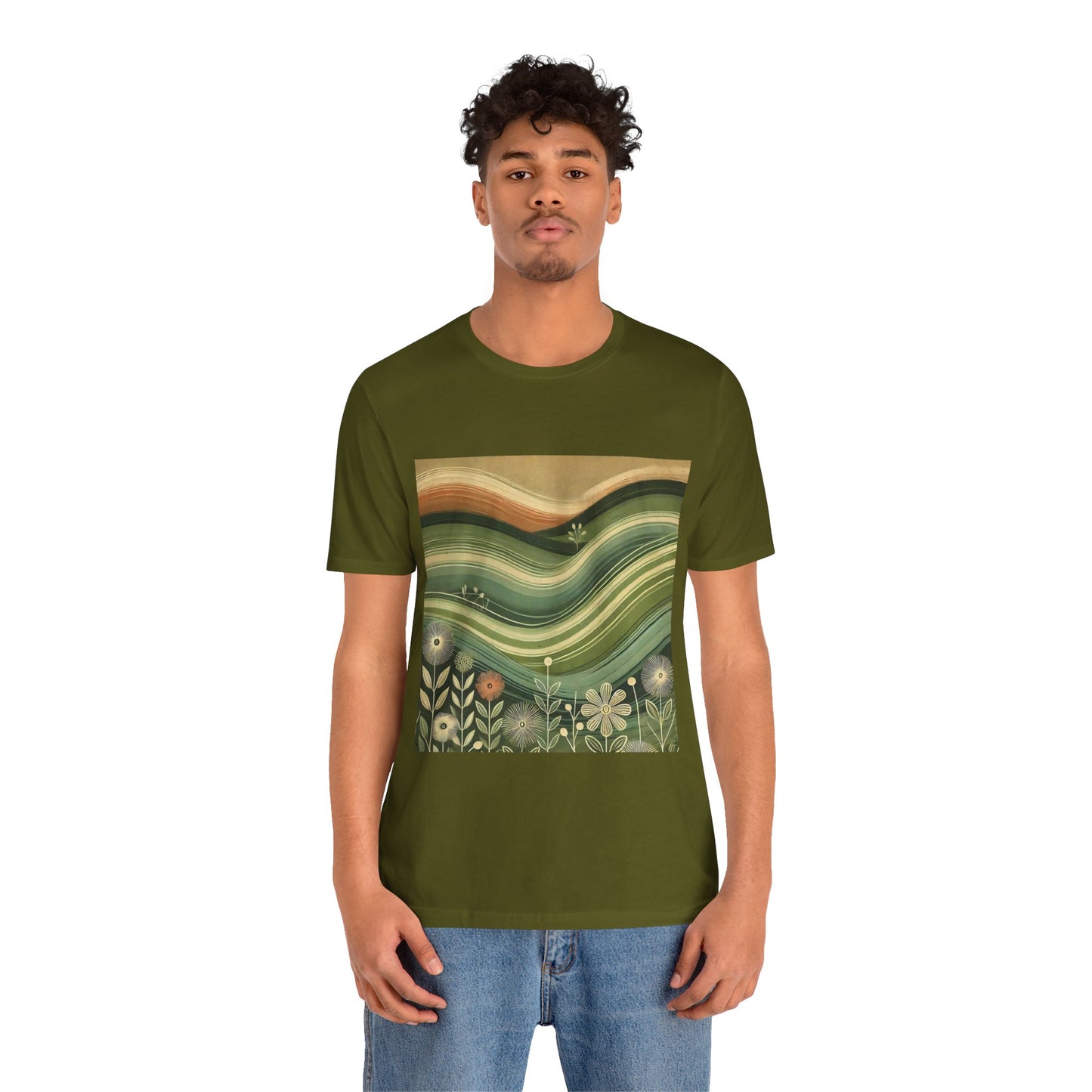 Rolling Hills: Floral Sepia