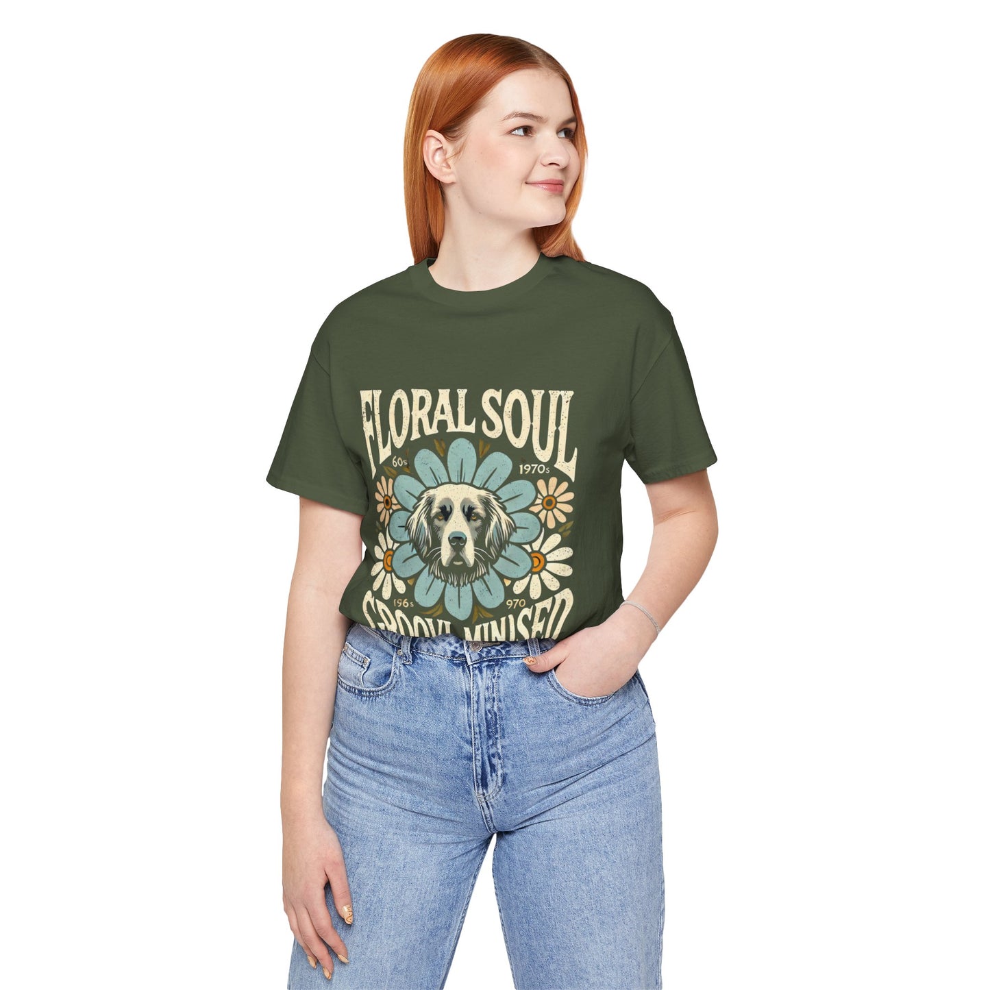 Stylized Vintage Dog: GROOVY Retrozip