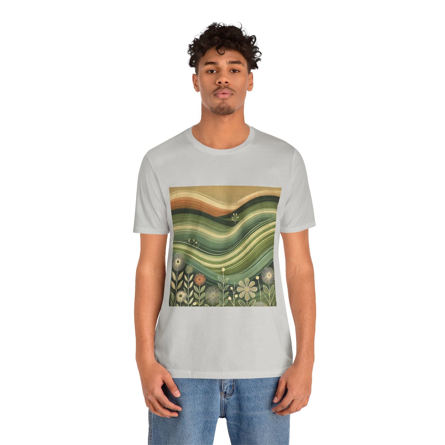 Rolling Hills: Floral Sepia
