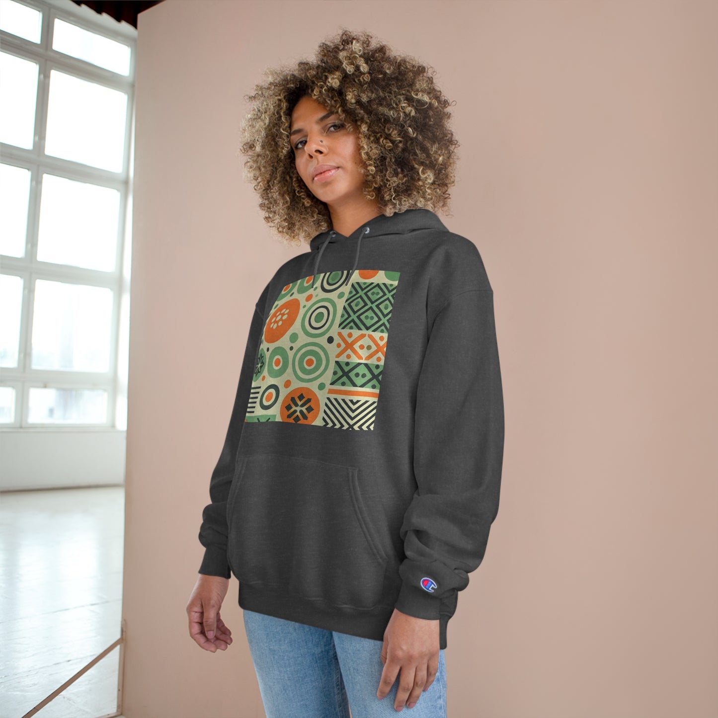 Geometric
Shapes: Floral Orange Vibe