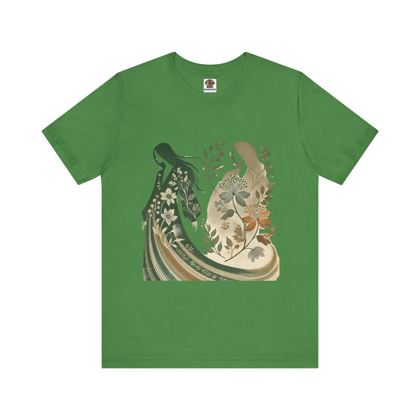 Silhouettes: Floral Sepia