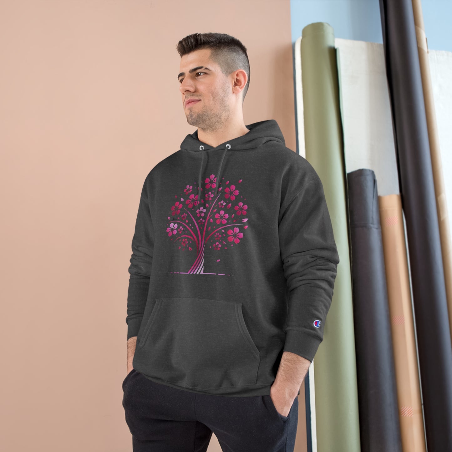 Isolated
Stylized Tree: Floral Noir