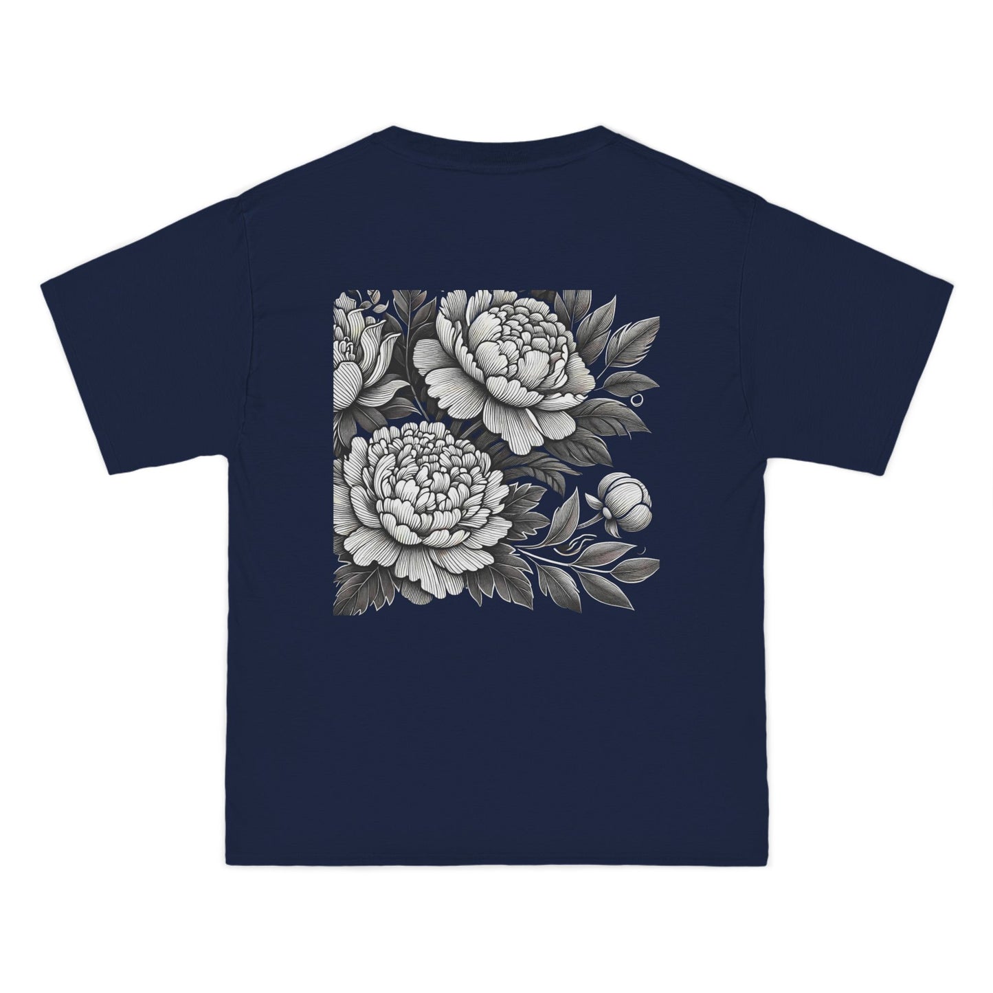 Stylized
Peonies: Monochromatic Deco