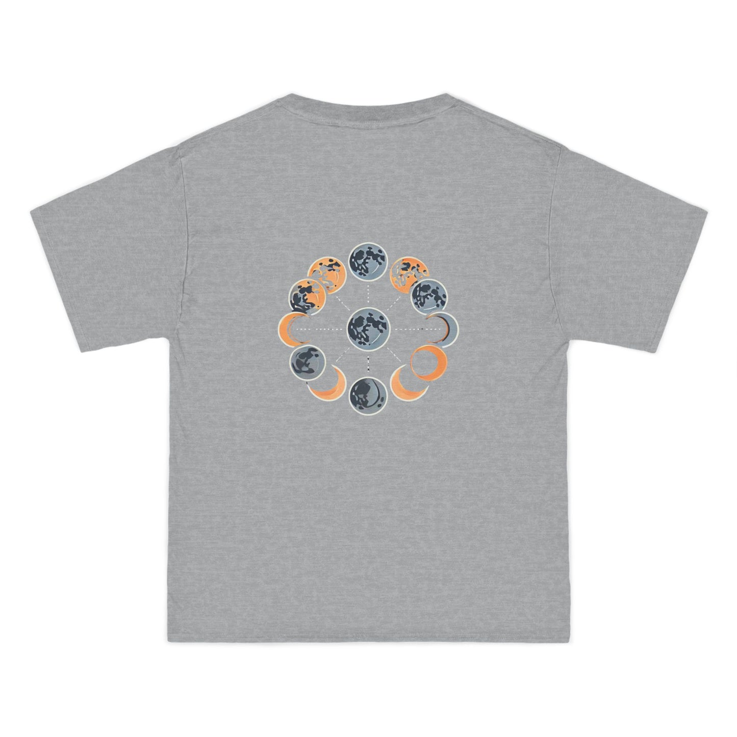 Lunar
Phases: Minimalist Geometric