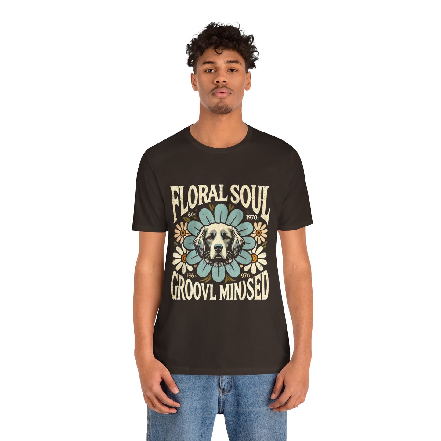 Stylized Vintage Dog: GROOVY Retrozip