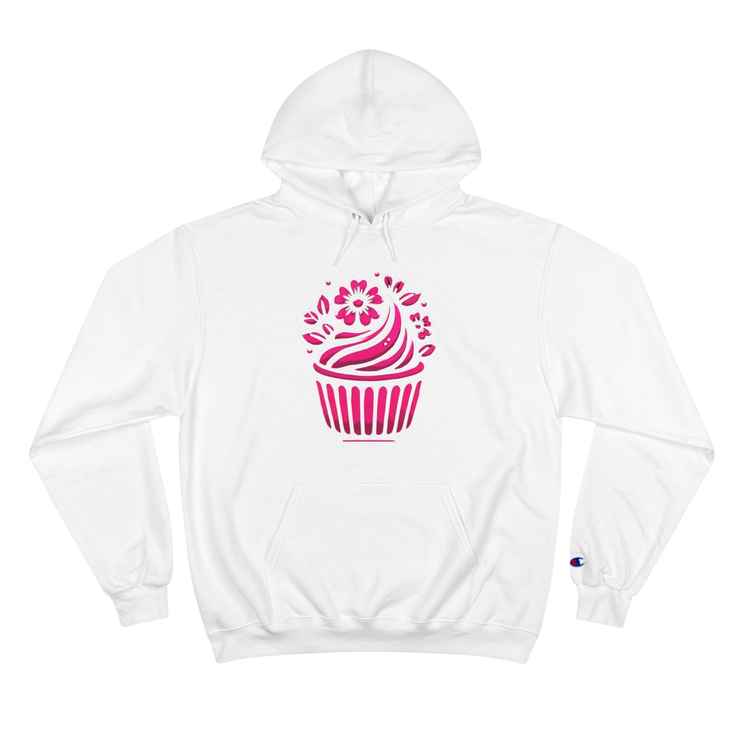 Cupcake
with Floral Frosting: Floral Noir