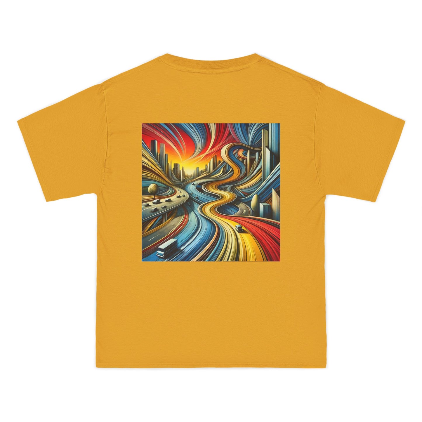 Distorted
Landscape: Futurist Expressionism