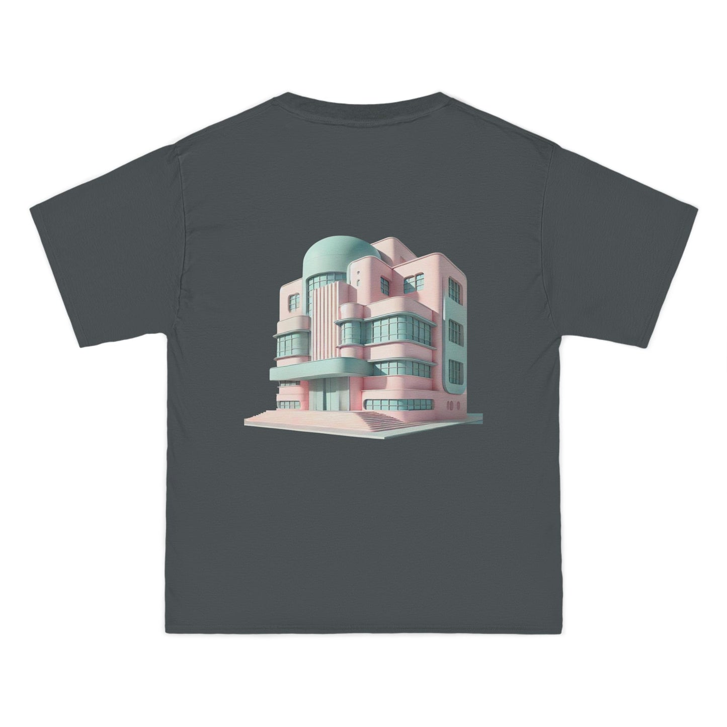 Stylized
  Building: Retro-Futuristic