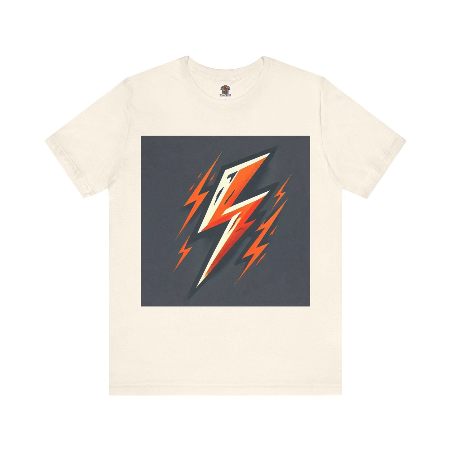 Neon Lightning: Minimalist Geometric