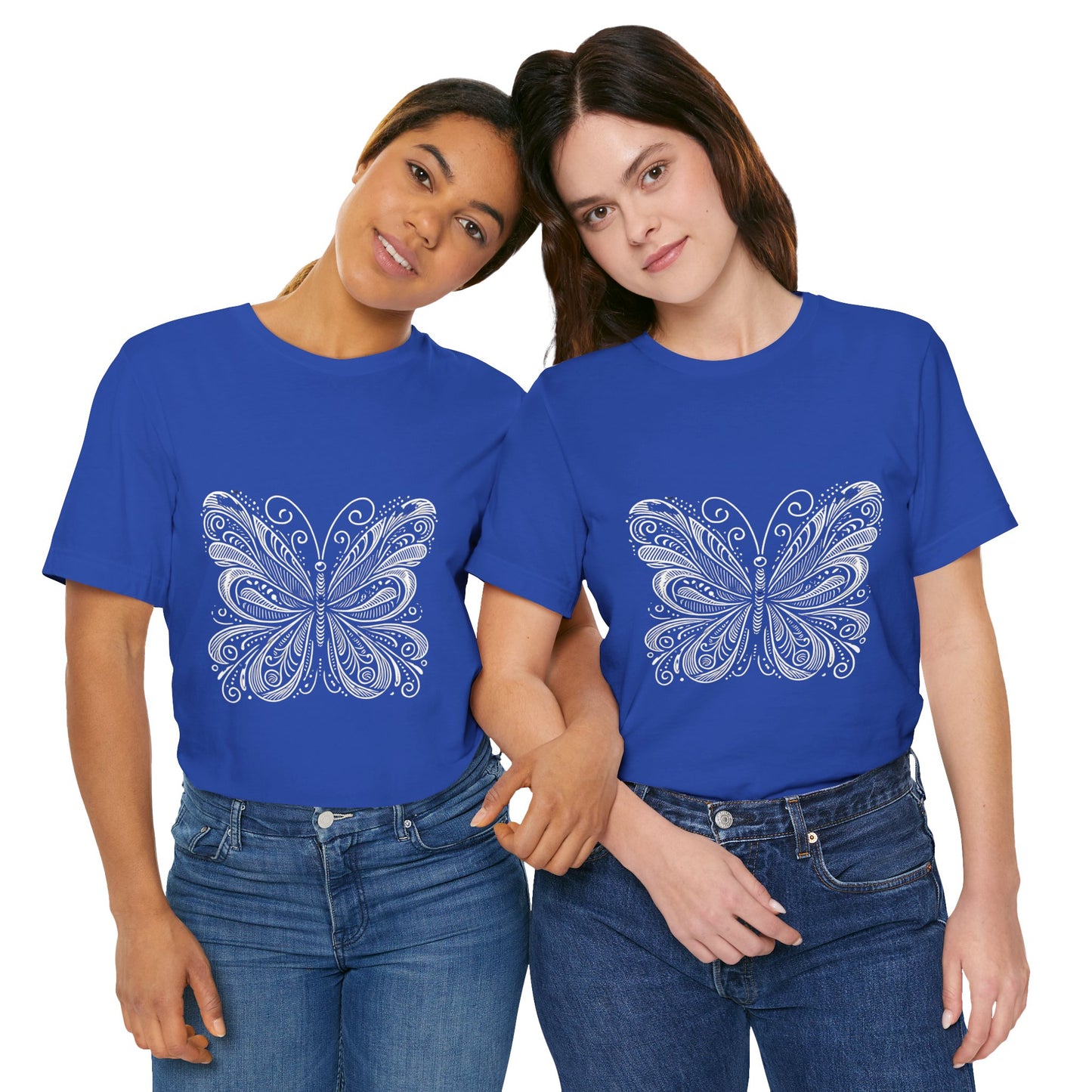 Stylized Butterfly: Monochromatic Deco