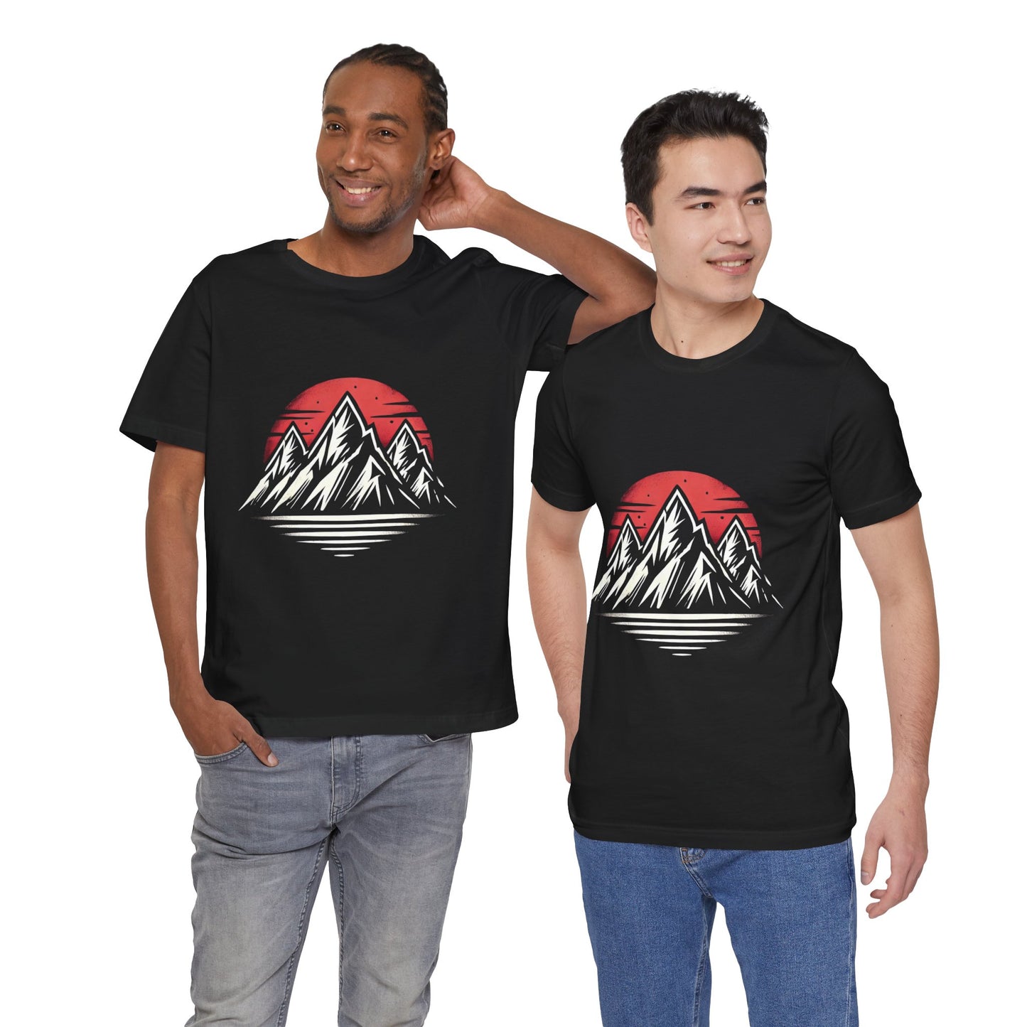 Mountain Silhouette: Gothic Streetwear