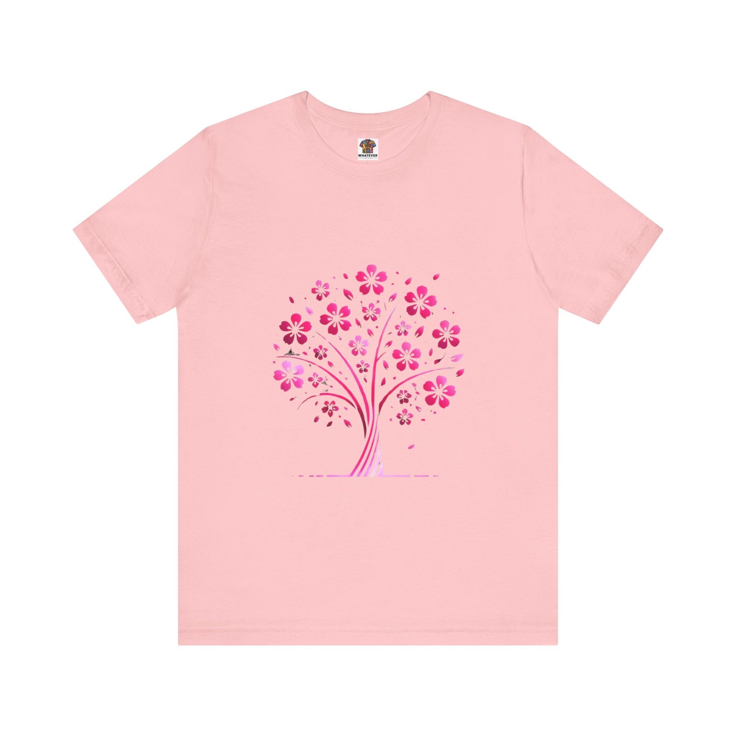 Isolated Stylized Tree: Floral Noir
