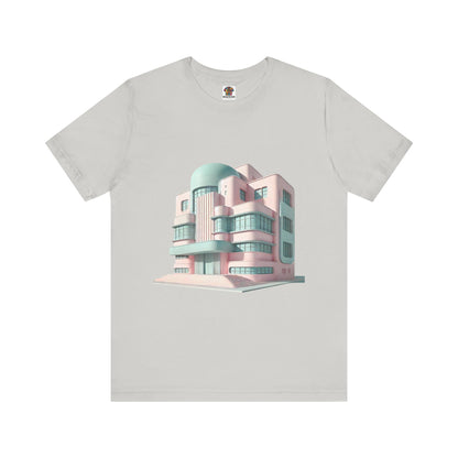 Stylized Building: Retro-Futuristic