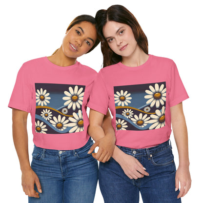 Daisy Landscape: Retro Pop-Art