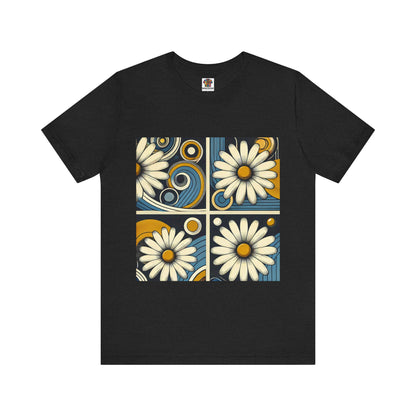 Daisy Landscape: Retro Pop-Art