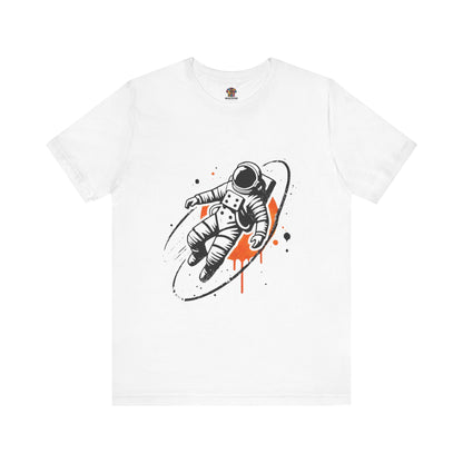 Astronaut Silhouette: Pop Art Minimalistic