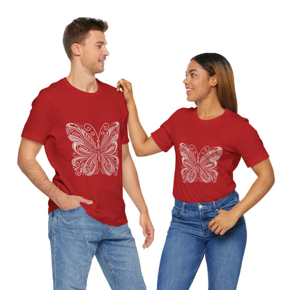 Stylized Butterfly: Monochromatic Deco