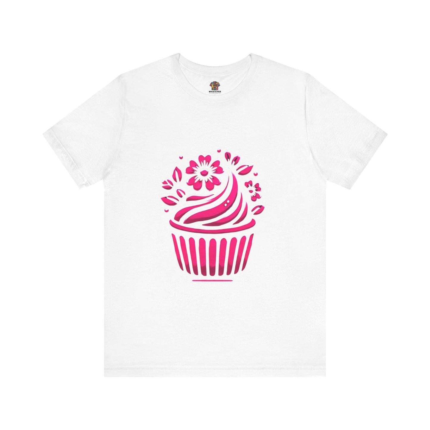 Cupcake with Floral Frosting: Floral Noir
