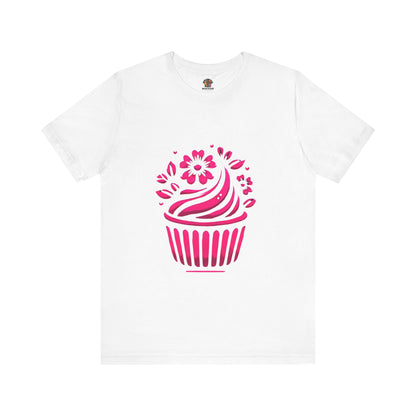 Cupcake with Floral Frosting: Floral Noir