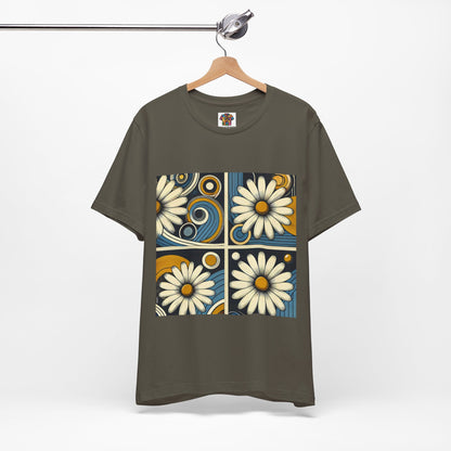 Daisy Landscape: Retro Pop-Art