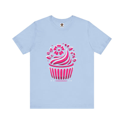 Cupcake with Floral Frosting: Floral Noir