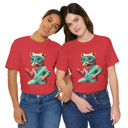Stylized Cat: Retro-Futuristic