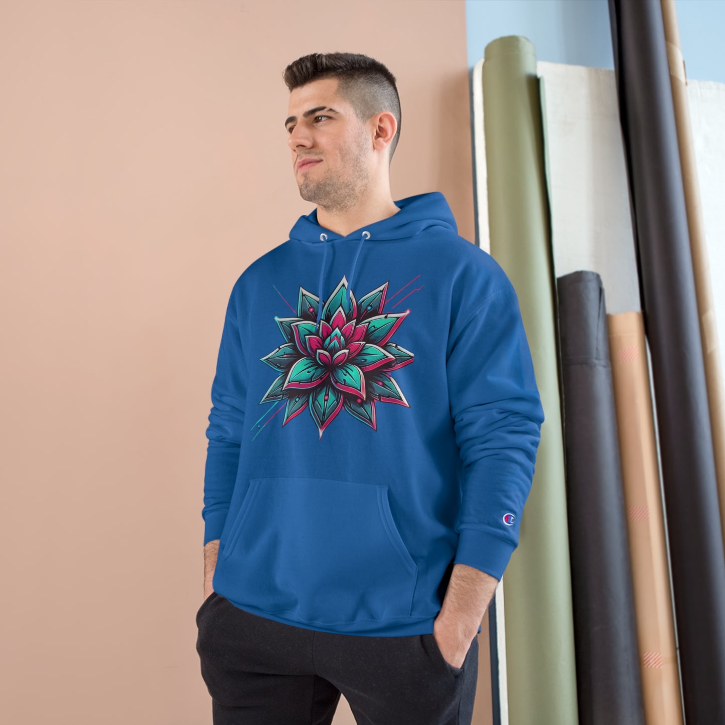 Cybernetic
  Flower: Cyberpunk Retro-futuristic