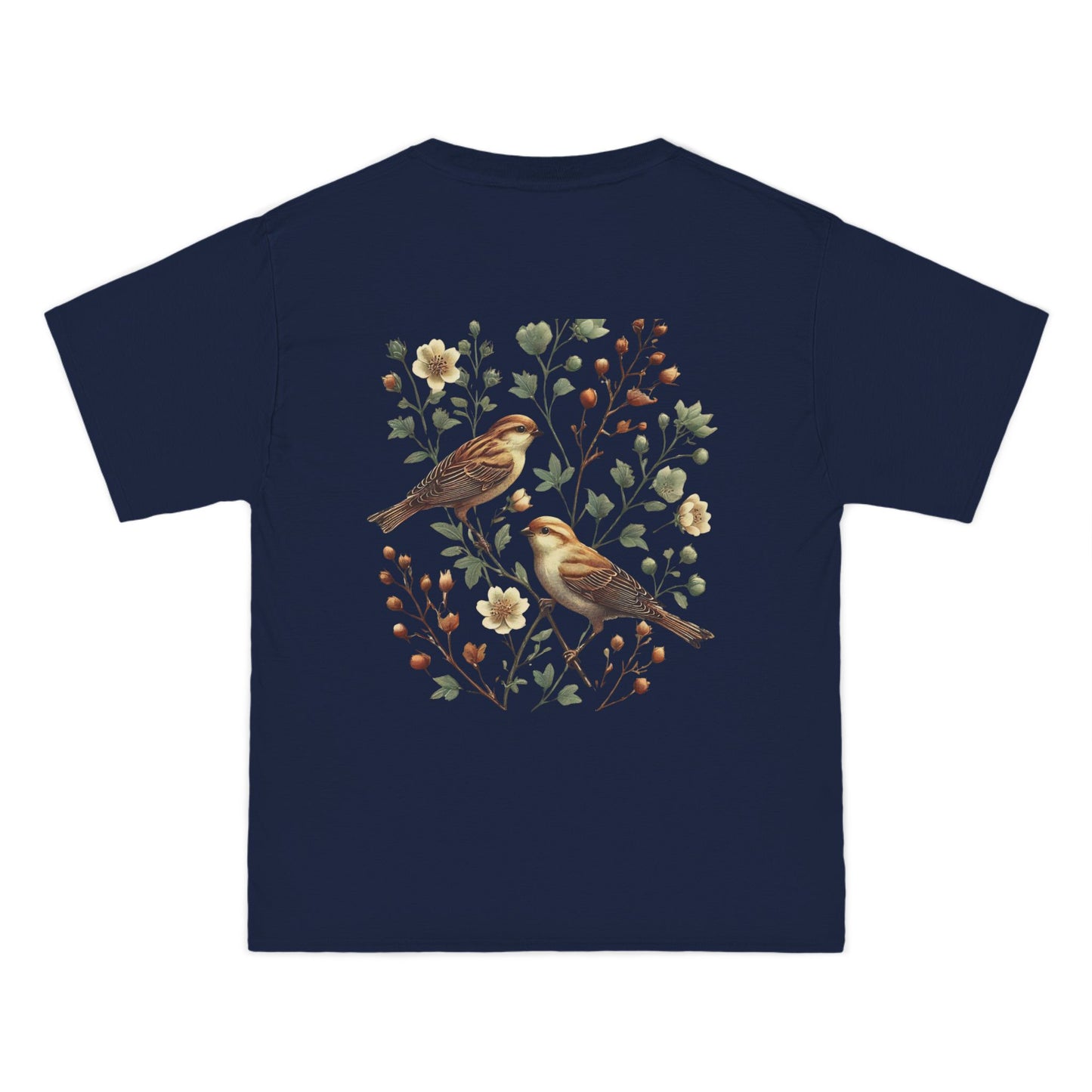 Songbirds: Floral Sepia