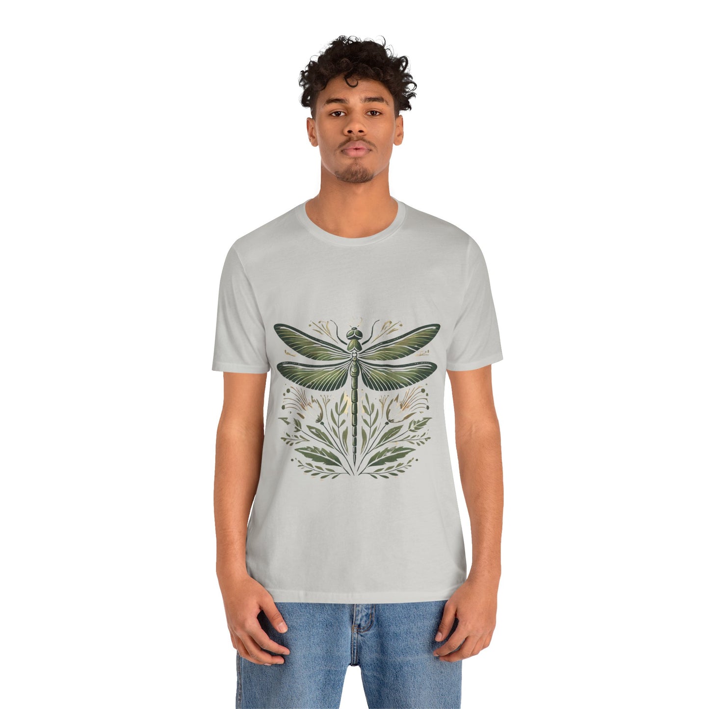 Dragonfly: Floral Sepia