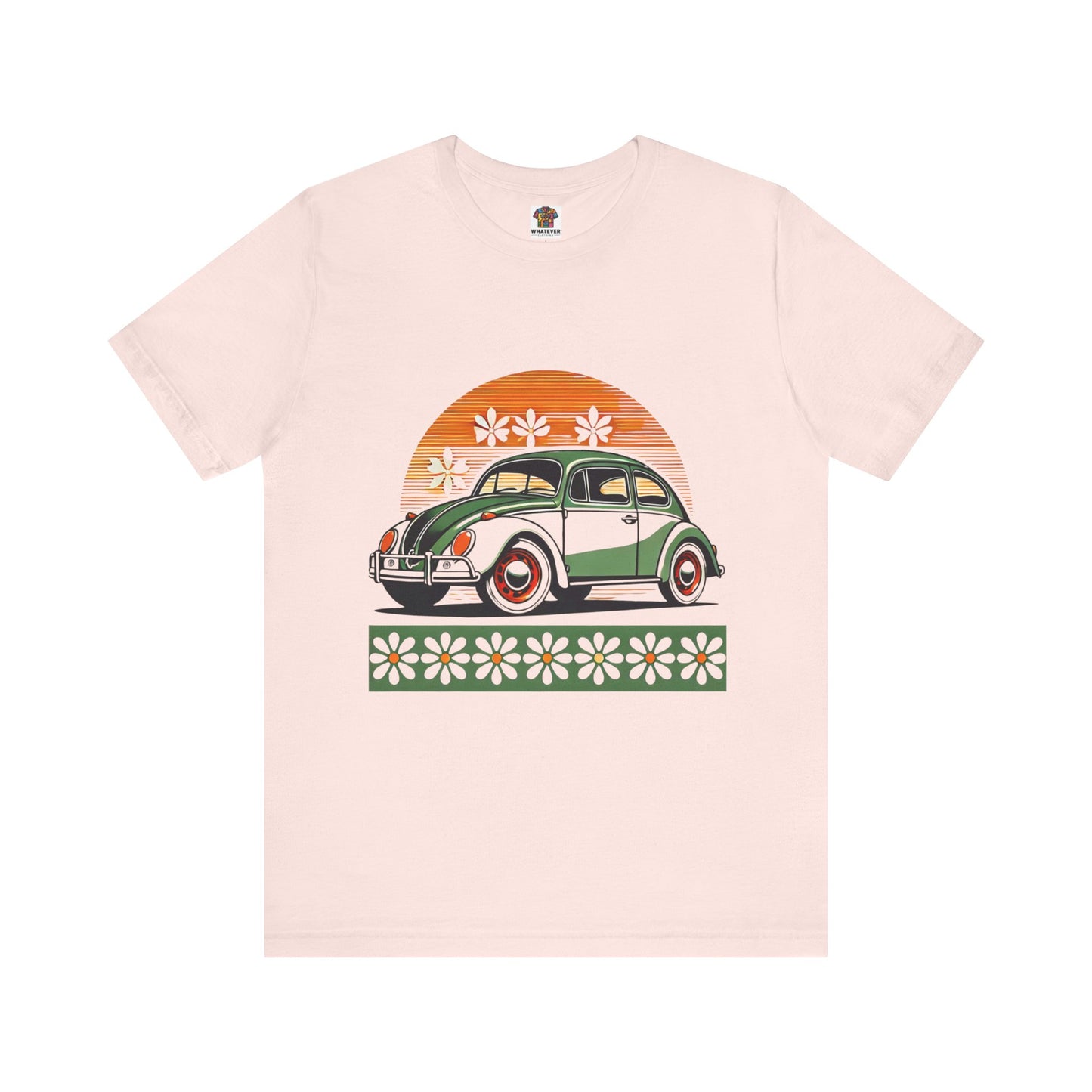 Classic Car: Floral Orange Vibe